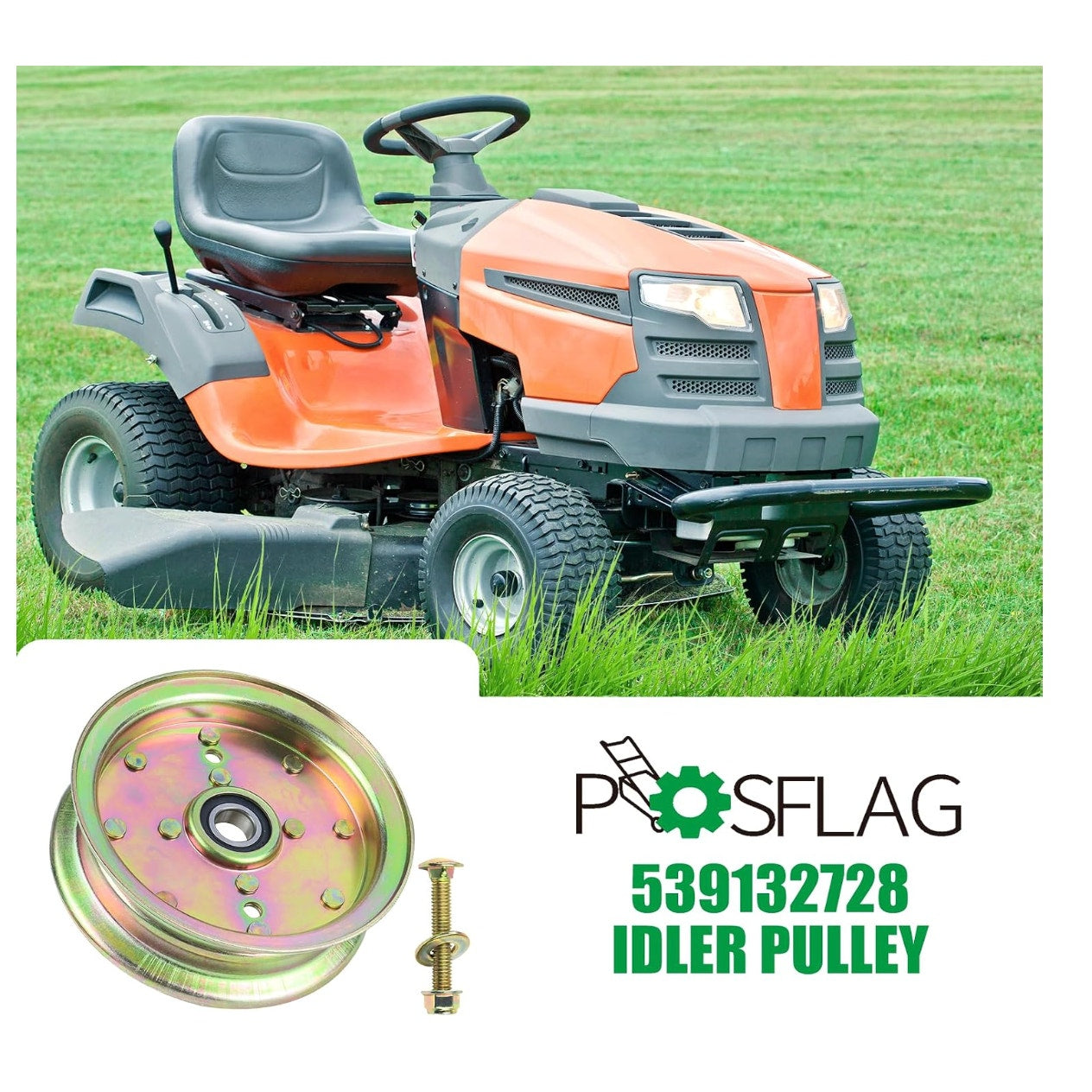 POSFLAG  Flat Deck Idler Pulley