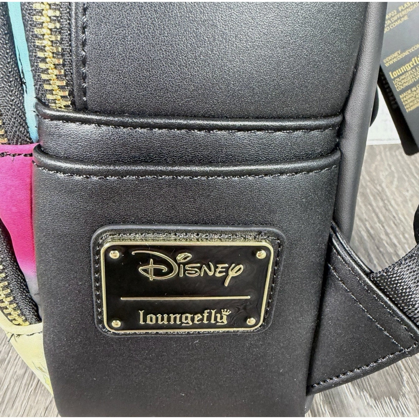 Loungefly Disney Princesses & Villains Scenes Mini Backpack 3 Zipper NWT
