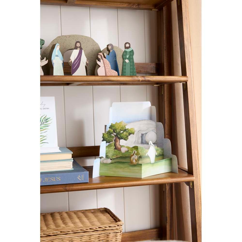He Is Risen Easter Creche Set 9 Piece Set