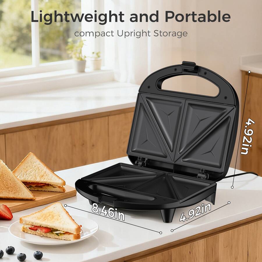 Sandwich Maker with Triangle Plates