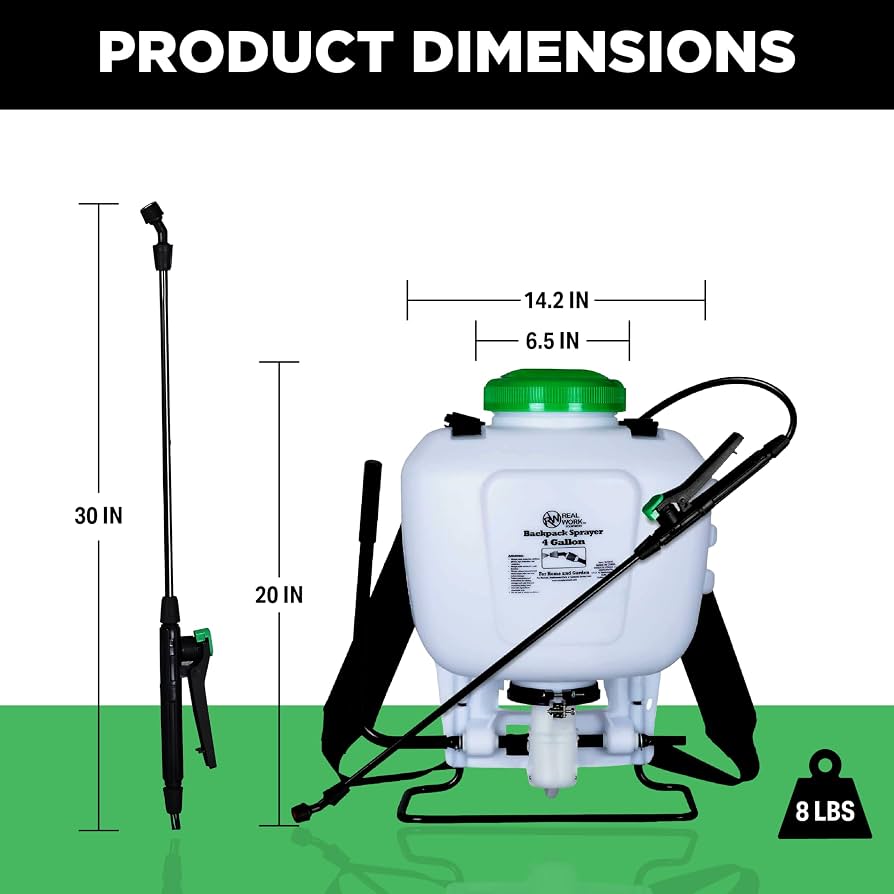 RealWork 4 Gallon Backpack Sprayer