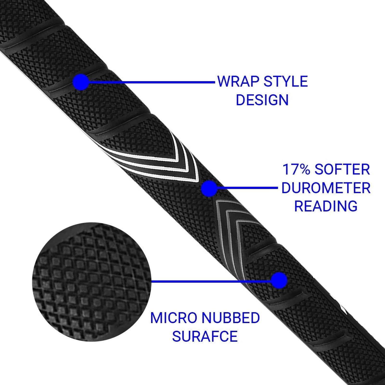 New Karma Golf Soft-Trac Grip Midsize Bk Bundle of 13 Grips