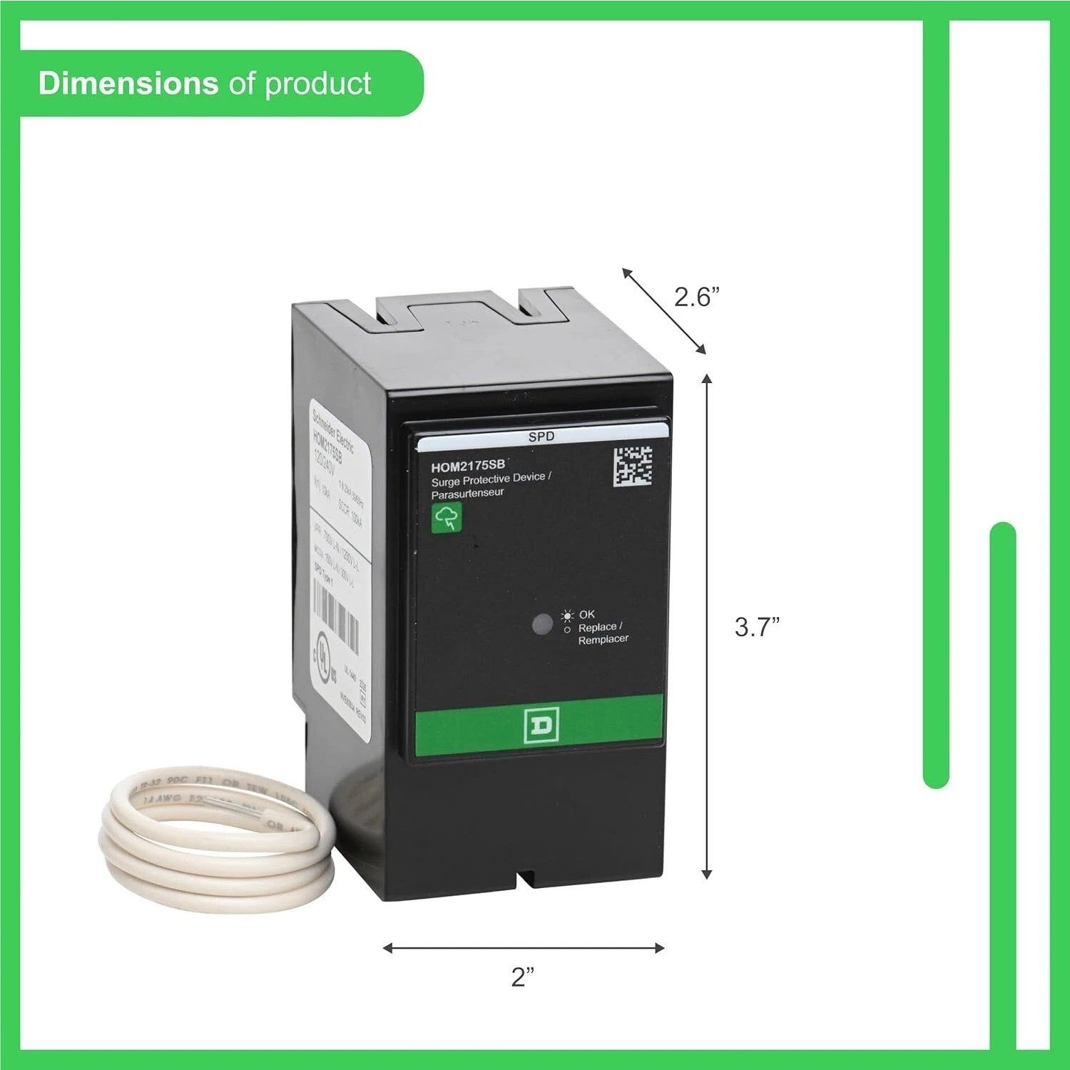 Square D Homeline SurgeBreaker / Surge Protective Device