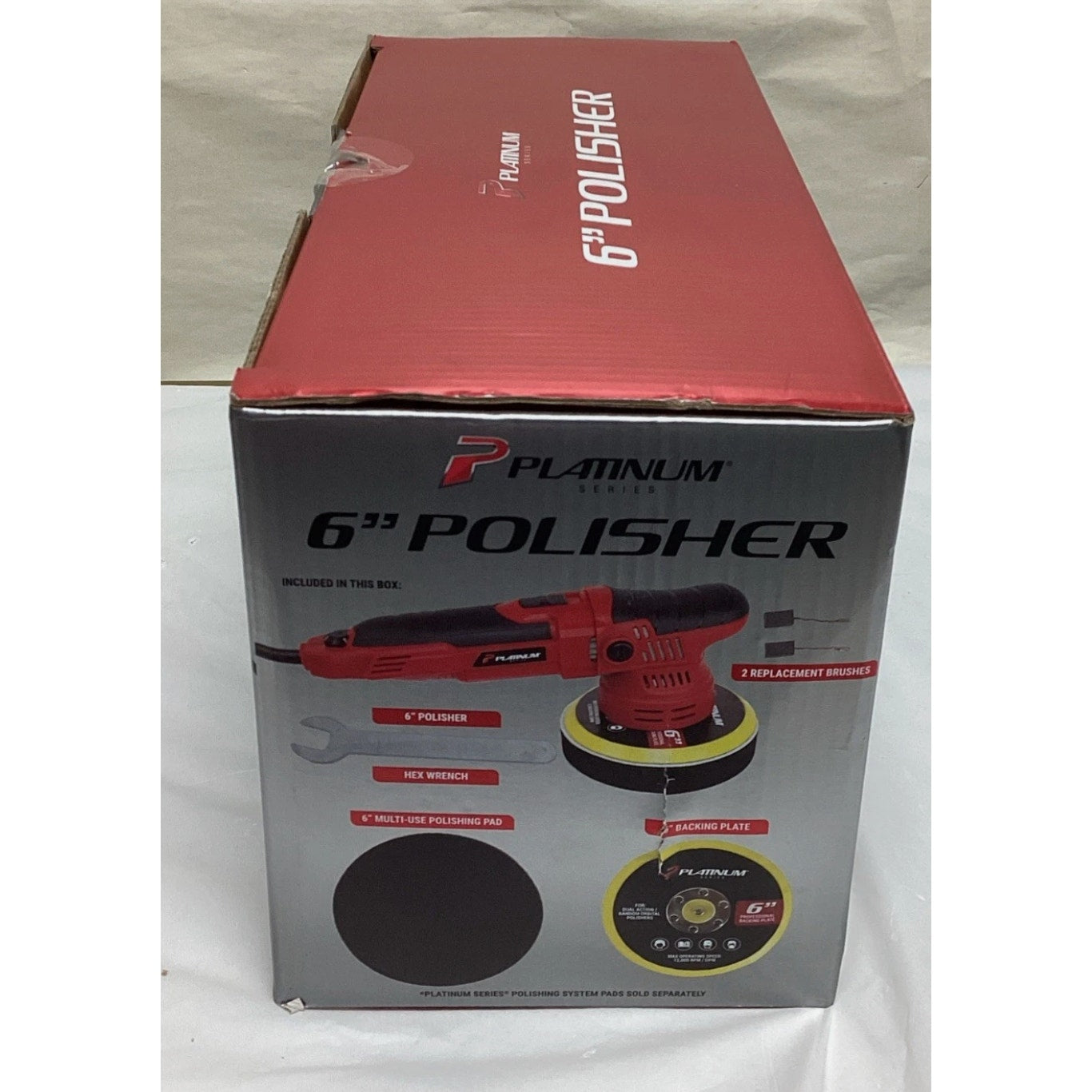 Platinum Series 6-in PROFESSIONAL DUAL-ACTION POLISHER / BUFFER 6-Speed 6800 OPM G