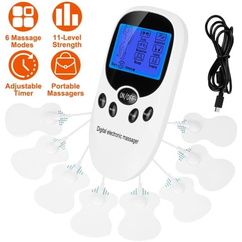 Rechargeable TENS Unit Electronic Pulse Massager