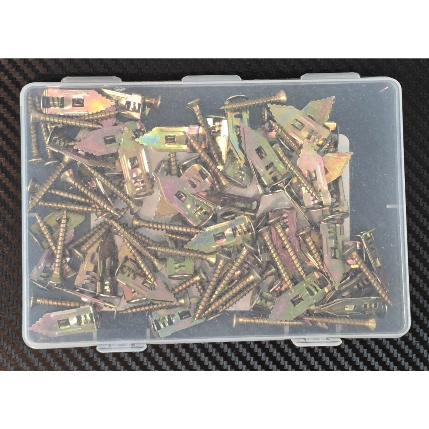 SOPAMI 100 PCS Drywall Self Drilling Anchors with Screws 0.47 x 1.18"