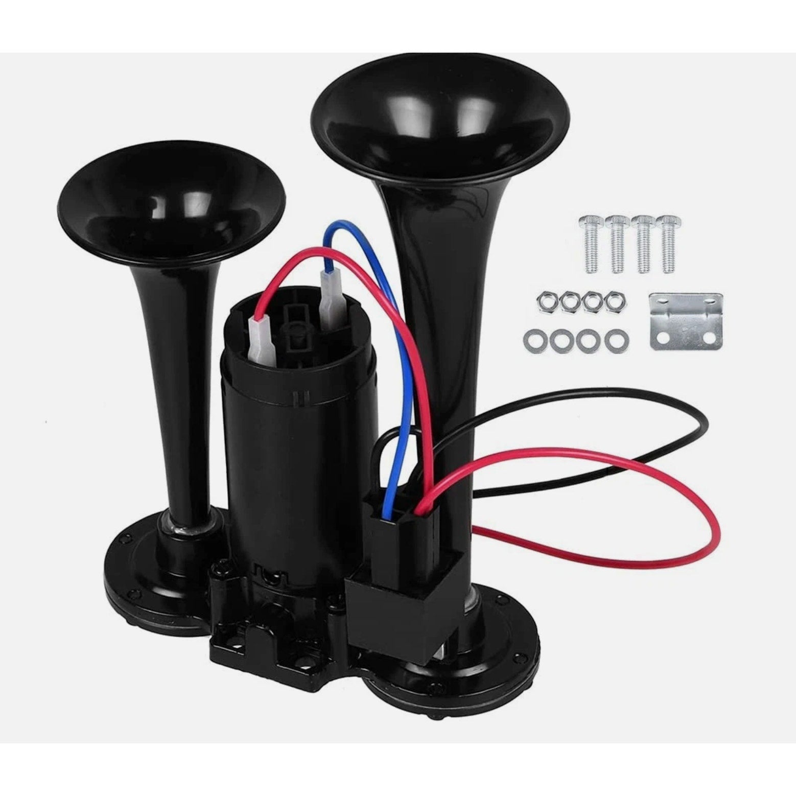 Air Horns Kit with Compressor 12V