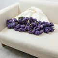 Purple Rose Bouquet Blanket