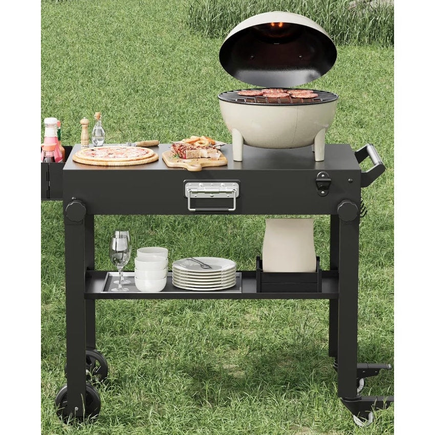 Multi-Purpose Portable Cart/Grill Table