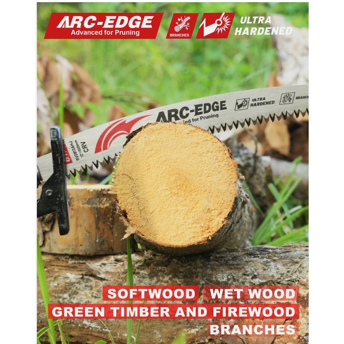 EZARC 15" Arc-Edge Reciprocating Saw Blades, 3-Piece Pack