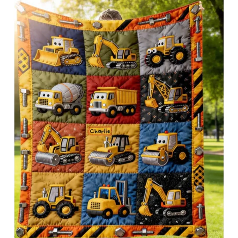 Construction Machines Blanket