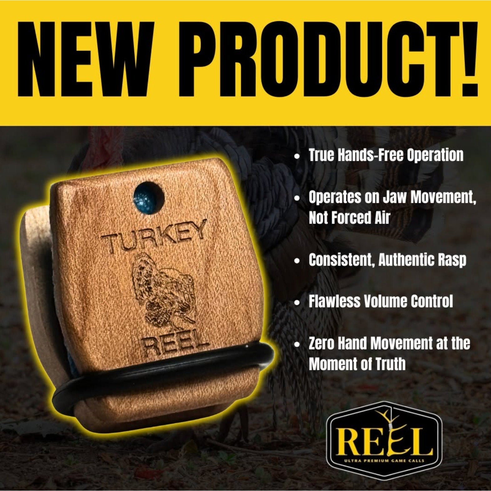 Reel Game Calls "Reel Turkey Call", Turkey Hunting Lure