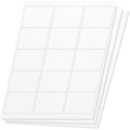 OfficeSmartLabels ID Labels, White, 2 x 2-5/8"
