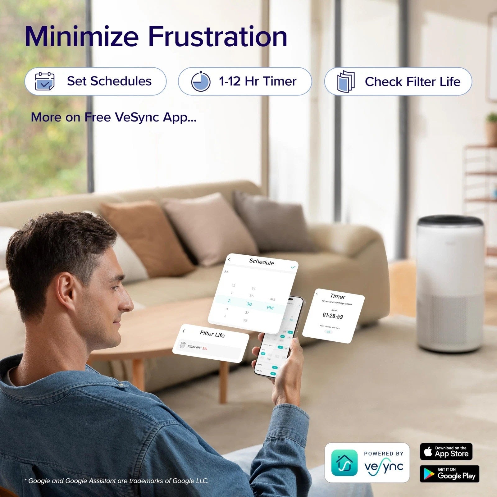 Levoit Core® 400S-P Smart Air Purifier