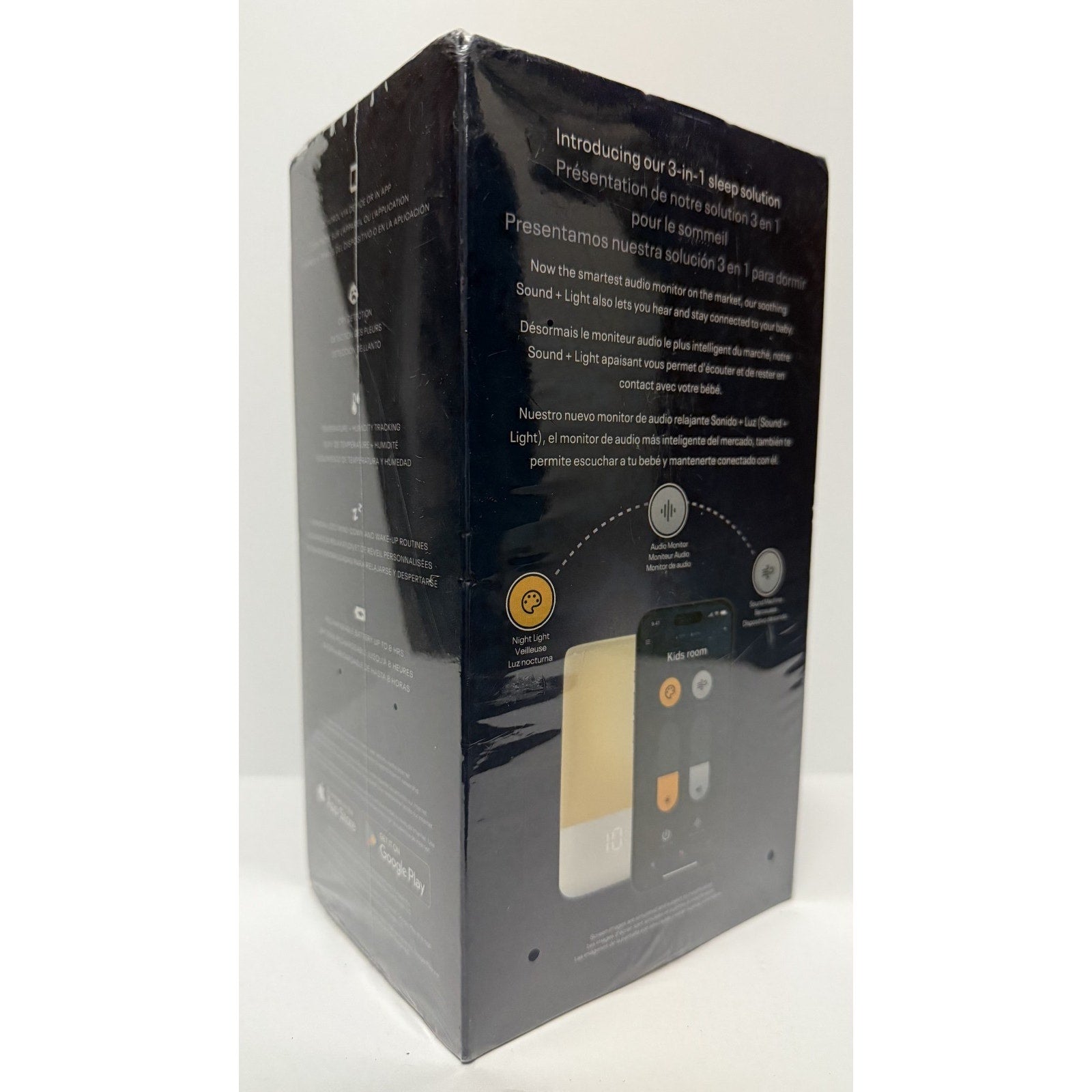 Nanit Sound + Light Audio Monitor The 3-in-1 Sleep Solution Soothing Sounds
