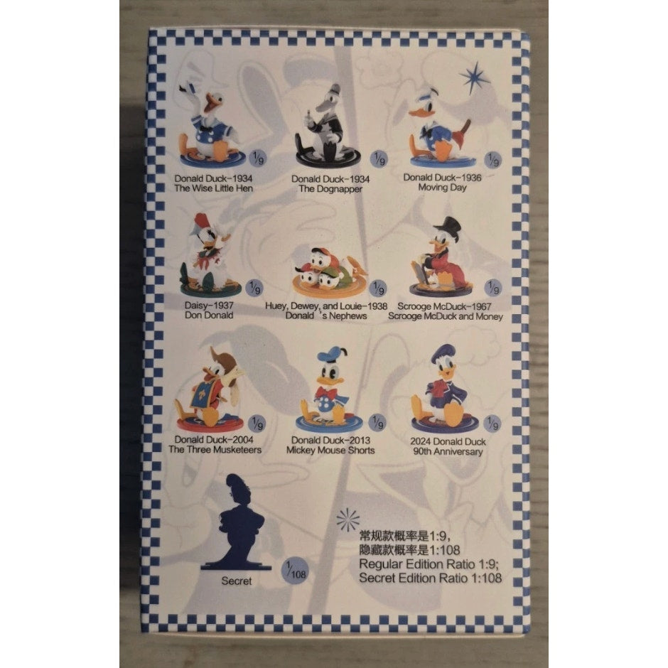Pop Mart Disney Donald Duck 90th Anniversary Series Collectible Figure Brand New