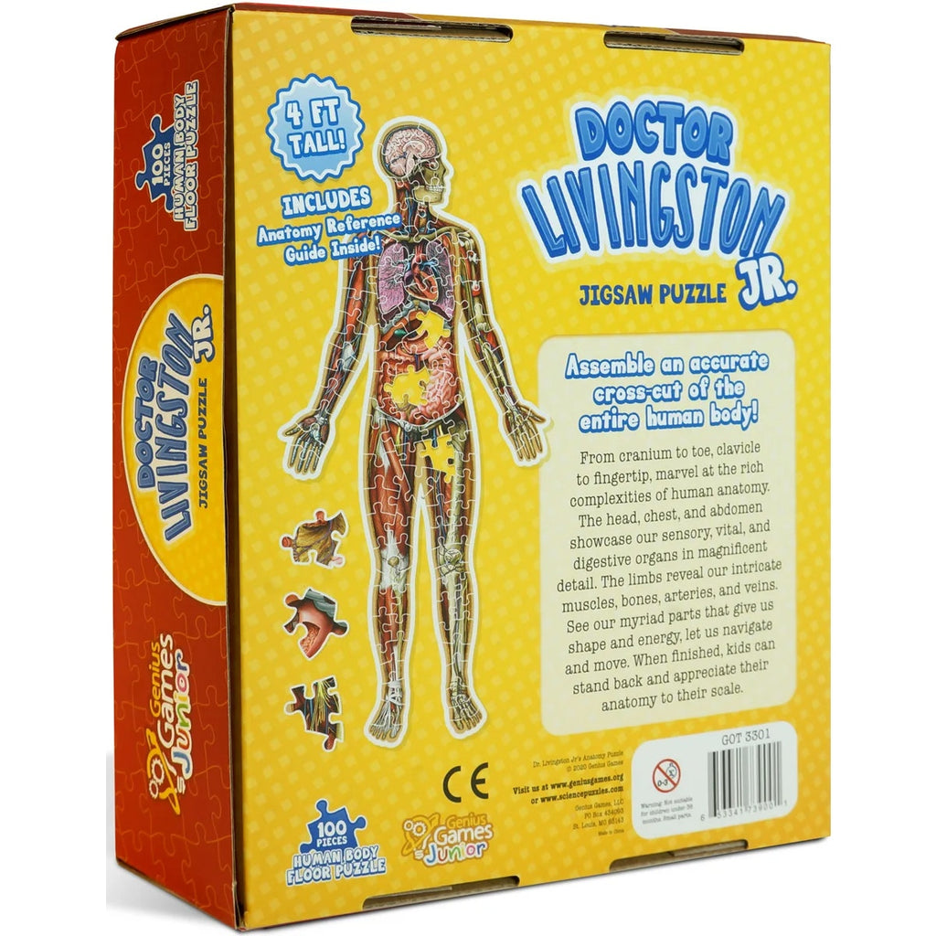 Dr. Livingston Jr. Human Body Floor Puzzle