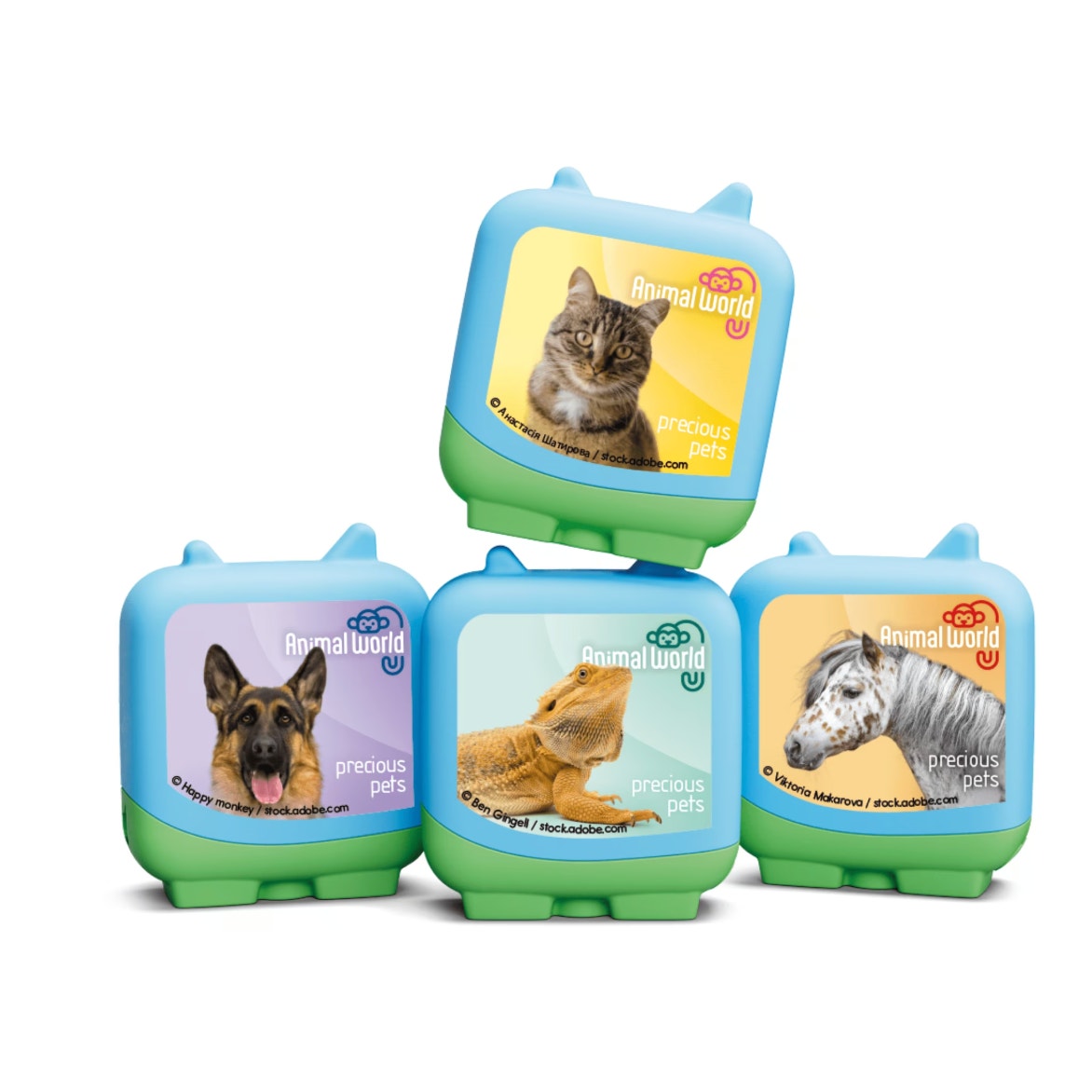 Tonies Animal World - Precious Pets Clever Set, 4 Pack