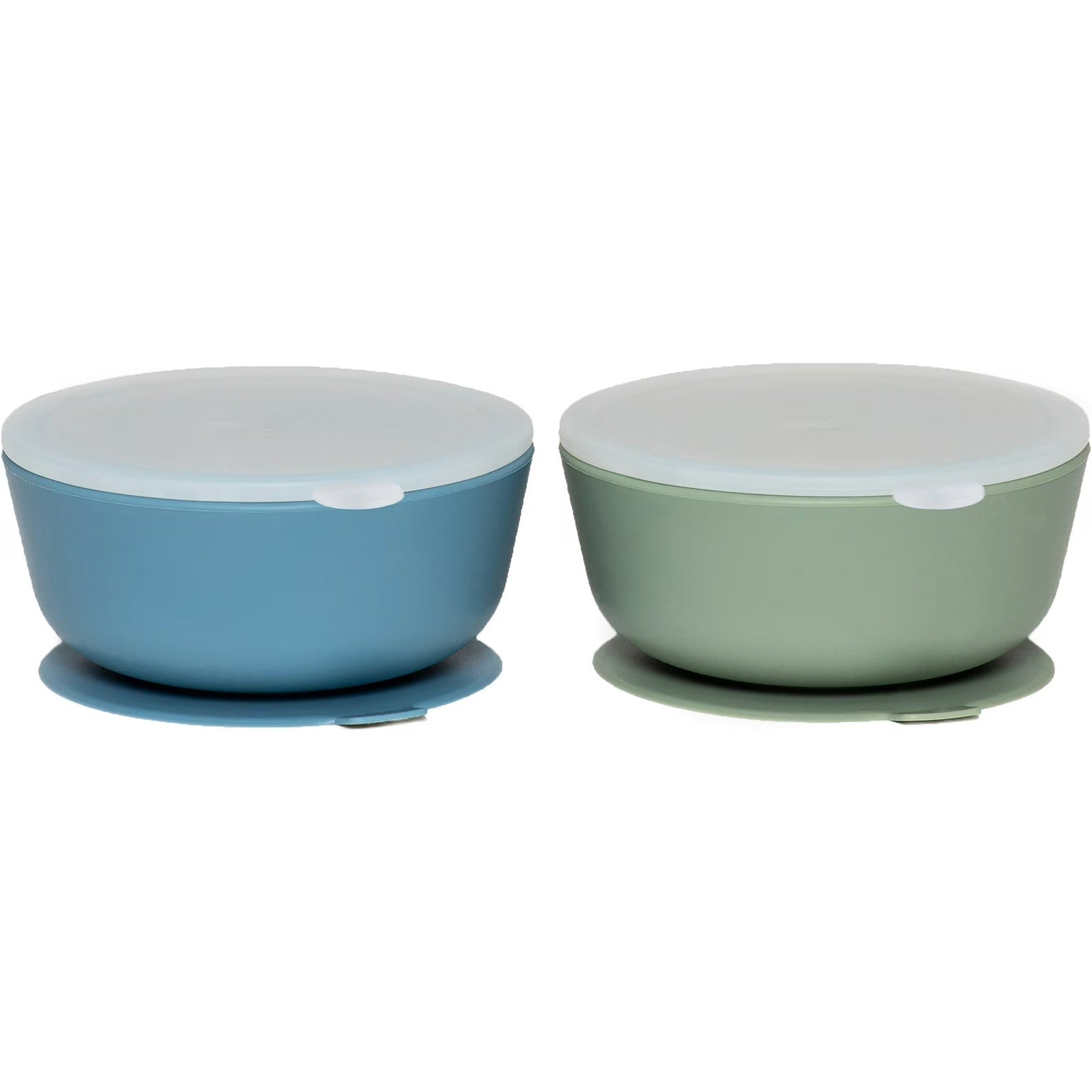 WeeSprout Silicone Suction Bowls with Lids